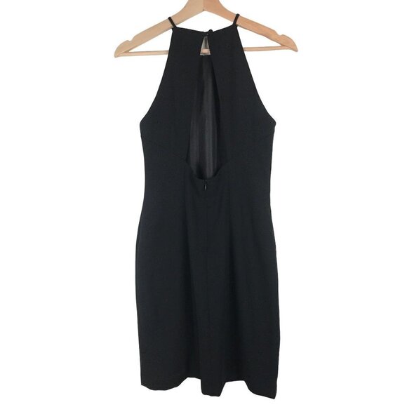 Laundry Open Back Halter Dress Black Size 6 - Picture 2 of 8